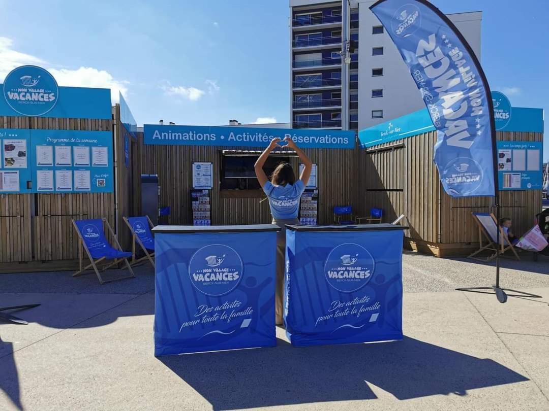 L'Alteia - L'Appartement Les Pieds Dans L'Eau Avec Place De Parking Prive Et Acces Direct A La Plage Berck Eksteriør billede